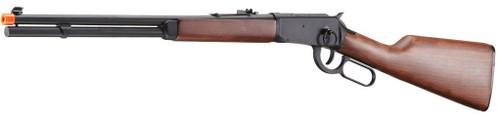 Double Bell M1894 CO2 Powered Lever Action Airsoft Rifle, Black/Wood