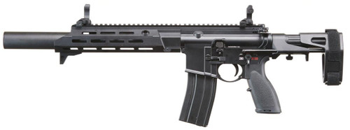 Golden Eagle GBBR 11" M-LOK Airsoft Rifle w/ Mock Suppressor, Black
