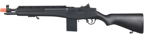 Double Eagle M14 Spring Powered Airsoft Rifle w/ Quad Rail, Black