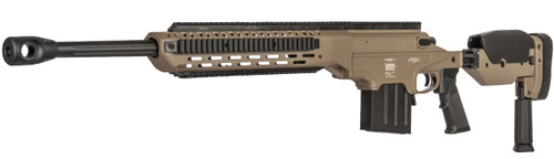 Lancer Tactical LTR338L Bolt Action Airsoft Sniper Rifle w/ Folding Stock, Tan