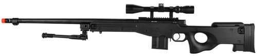 WellFire ShadowOps MK96 AWP Bolt Action Airsoft Sniper Rifle, Black