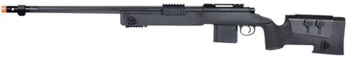 Wellfire MB4416 M40A3 Bolt Action Airsoft Sniper Rifle, Black