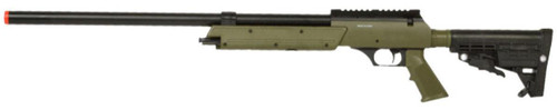 WellFire MB13D APS SR-2 Metal Bolt Action Airsoft Sniper Rifle, OD Green