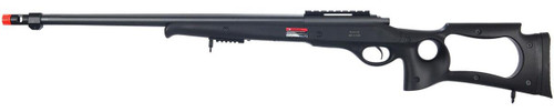 Well VSR 10 Bolt Action Airsoft Sniper Rifle w/ Fixed Stock Fluted Barrel, Black