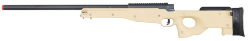 WELL L96 AWP Bolt Action Airsoft Sniper Rifle w/ Optic RIS, Tan