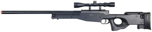 UK Arms L96 AWP Bolt Action Airsoft Sniper Rifle w/ Scope, Black
