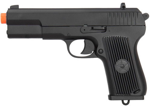 Double Bell TT-33 Spring Airsoft Pistol Metal Body, Black