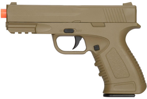 UK Arms Spring Compact Metal Training Airsoft Pistol, Dark Earth