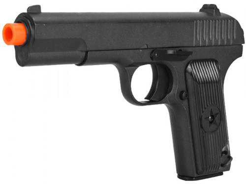 UK Arms G33 Tokarev Metal Spring Airsoft Pistol, Black