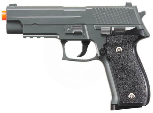 Galaxy G26 Metal P226 Spring Airsoft Pistol, Gray