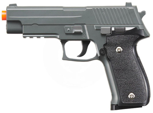 Galaxy G26 Metal P226 Spring Airsoft Pistol, Gray
