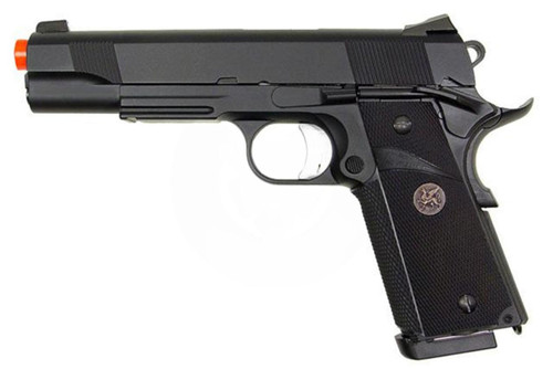 KJW KP07 M1911 Full Metal Tokyo Marui System CO2 Blowback Airsoft Pistol, Black