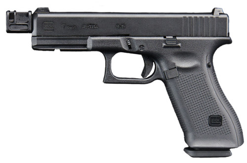 Dr. Gearbox Custom Glock 17 Gen 5 "LAWMAN" Gas Blowback Airsoft Pistol, Black