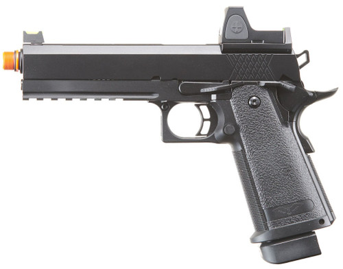 Raven 5.1 Hi-Capa GBB Airsoft Pistol w/ Micro Red Dot, Black