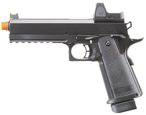 Raven 5.1 Hi-Capa GBB Airsoft Pistol w/ Micro Red Dot, Black
