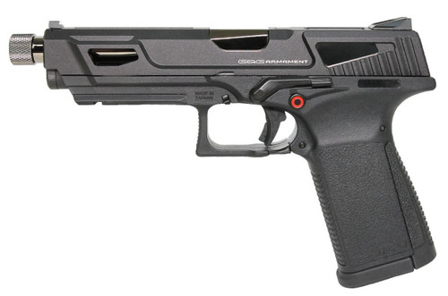 G&G GTP9 MS Metal Slide Gas Blowback Airsoft Pistol, Black