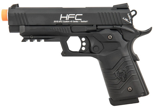 HFC HG171 Tactical 1911 Gas Blowback Airsoft Pistol, Black