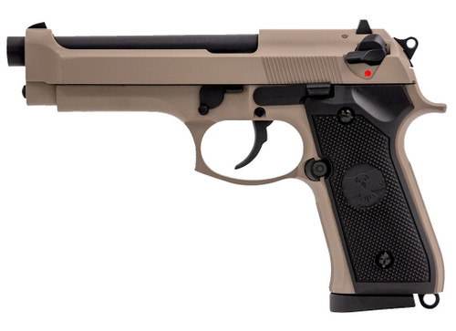 Vorsk Raven R92F GBB Airsoft Pistol, Black/Tan