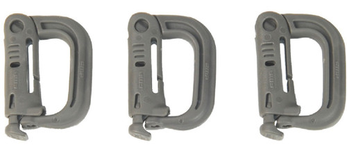 FMA Nylon Plastic D-Buckle Mini 3 Pack Set, Foliage Green