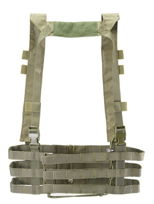 Lancer Tactical Low Profile Chest Rig, OD Green