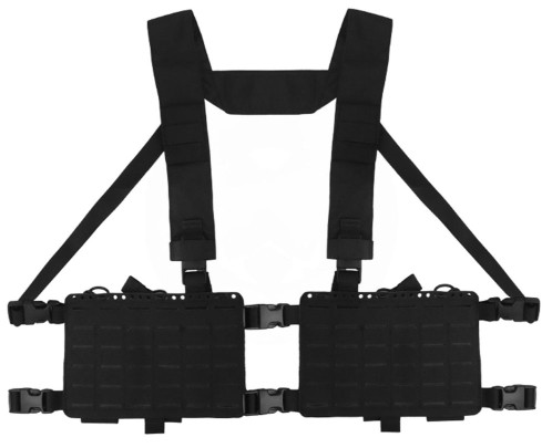 Code 11 Gear Tactical Alpha Chest Rig, Black