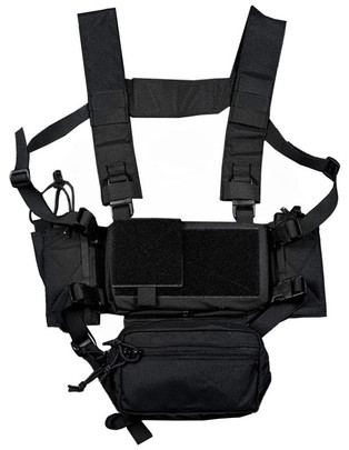 Code 11 Gear MK4 Tactical Chest Rig Carrier, Black