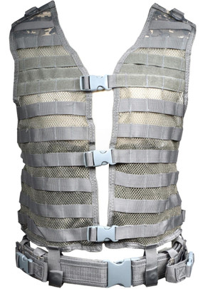 NcStar MOLLE / PALS Modular Tactical Vest Army Digital, ACU
