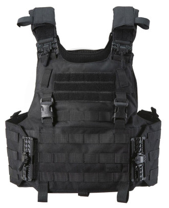 Lancer Tactical Quick Release Medium Plate Carrier, Black