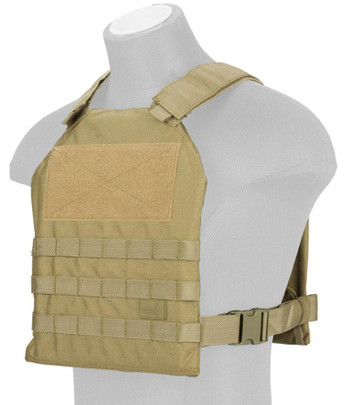 Lancer Tactical Standard Issue 1000D Nylon Tactical Vest, Tan