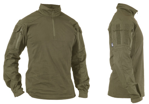 Lancer Tactical Gen4 Combat BDU Airsoft Shirt, Large, Ranger Green