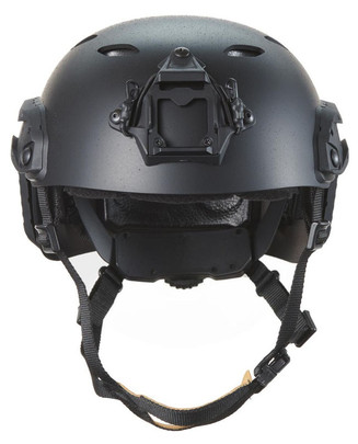 FMA Fast SF Tactical Helmet w/ Half Mask Attachment, Large, Black