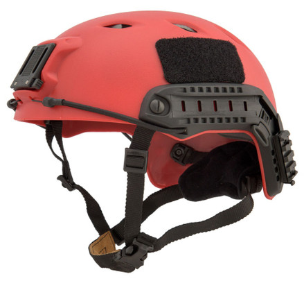 Lancer Tactical Airsoft Tactical BJ Type Basic Helmet, Red