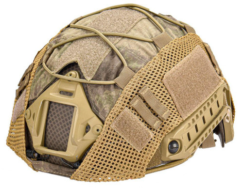 Lancer Tactical 1000D Nylon Polyester Bump Helmet Cover, AT-AU