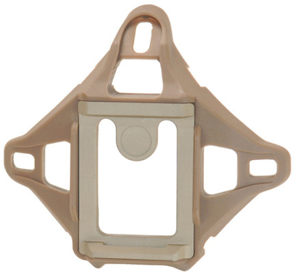 Lancer Tactical 4-Hole Helmet Shroud, Tan