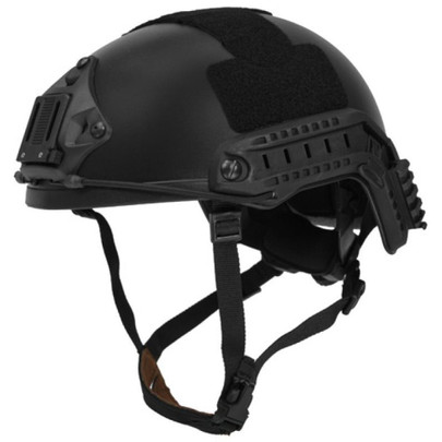 Lancer Tactical MH Ballistic Type Tactical Gear Helmet, L/XL, Black