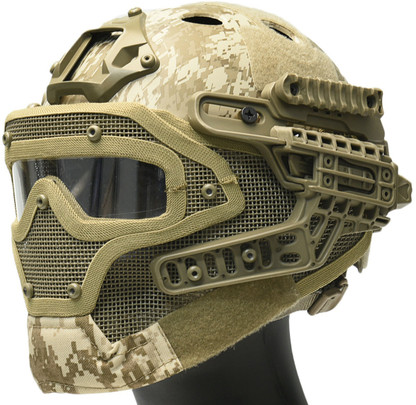 G-Force G4 System 1000D Nylon Bump Helmet w/ Goggles, Desert Digital