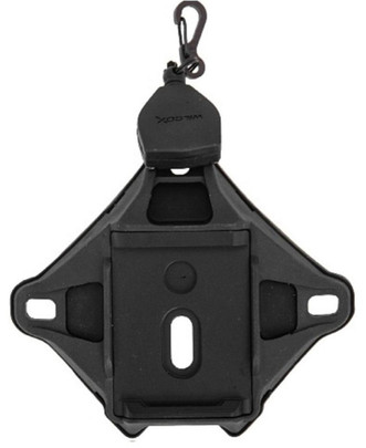 Lancer Tactical L4 Airsoft Helmet Shroud w/ Lanyard, Black