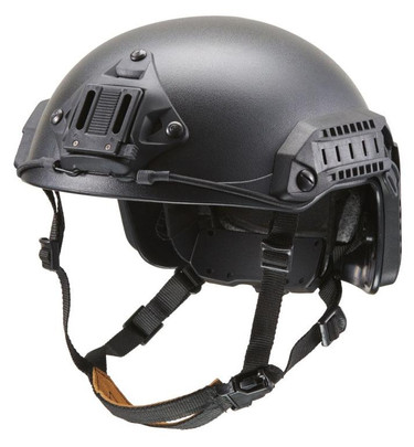 Lancer Tactical Airsoft Maritime Tactical Helmet ABS, L/XL, Black