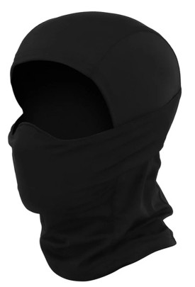 Lancer Tactical Tactical Headgear 2.0 Balaclava Mask, Black 
