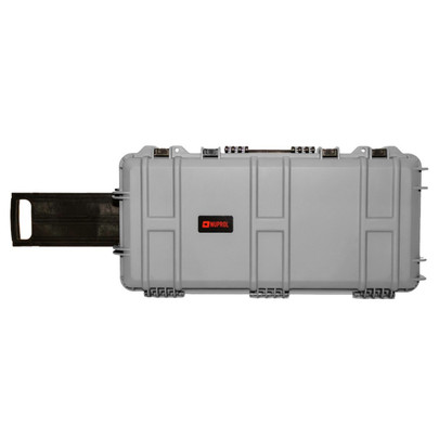 Nuprol Premium Medium 31.5" Hard Rifle Case with Wave Foam, Grey
