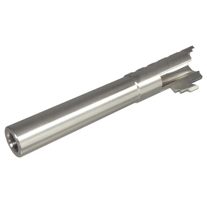 Atlas Custom Works Infinity SVP Stainless Steel 5.1 Outer Barrel for Hi-Capa GBB Pistols, Silver