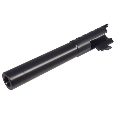 Atlas Custom Works Infinity SVP Stainless Steel 5.1 Outer Barrel for Hi-Capa GBB Pistols, Black
