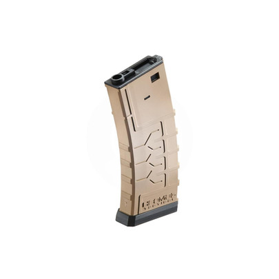 HFC HB-201M 300Rd Polymer High Capacity Magazine for HFC LE-ONE, Tan