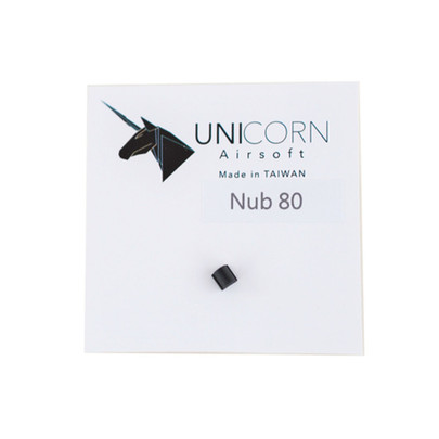 Unicorn Airsoft Rubber Hop-Up Nub, 80 Degree, Black