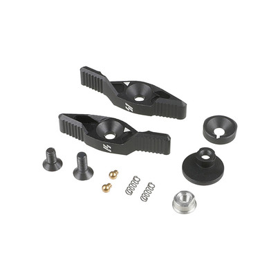 Atlas Custom Works Si Type Ambidextrous Selector for Airsoft M4/M16 Series AEGs, Black