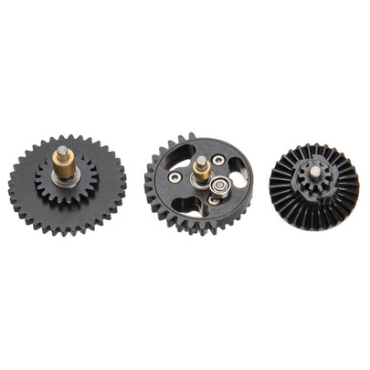 Lancer Tactical 16:1 High Speed Steel CNC Bearing Gear Set, for Ver.2/Ver.3 Gearboxes