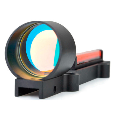 Ranger Armory 1x28mm Fiber Red Dot Sight for Rib Rail Shotguns, Black