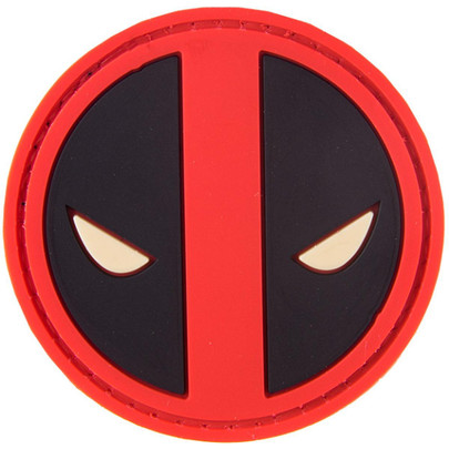 G-Force Death Pond PVC Morale Patch, Black/Red