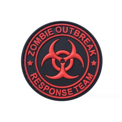 G-Force Zombie Outbreak Response Team PVC Morale Patch, Black