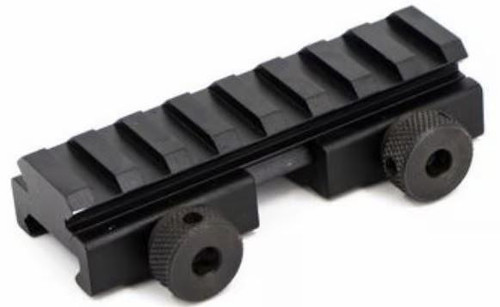 HK Army 0.5" Picatinny 8-Slot Riser Mount, Black